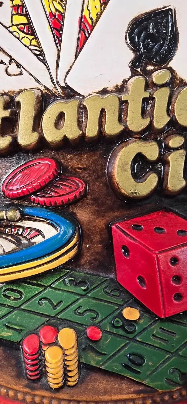 Vintage Atlantic City 3D Souvenir Plate (8